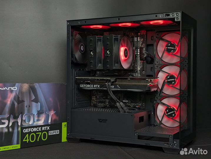 Топ пк Ryzen 5700X3D /RTX 4070S /32gb/B550