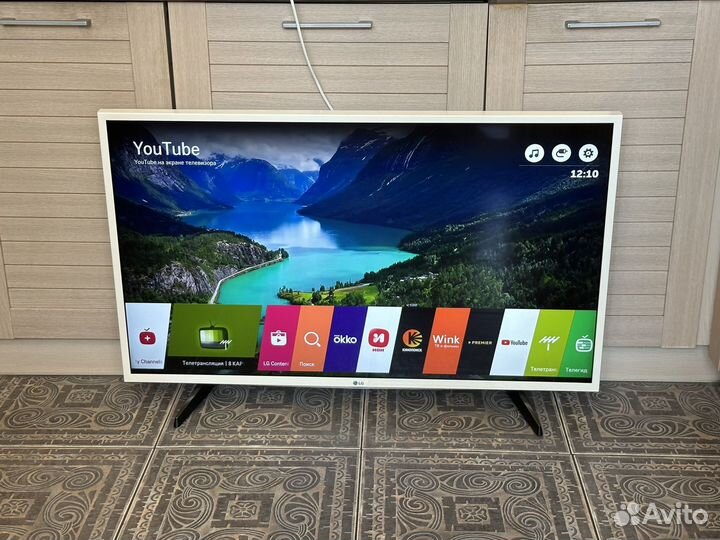 4K LG 43 дюйма, SMART TV web OS, Wi Fi