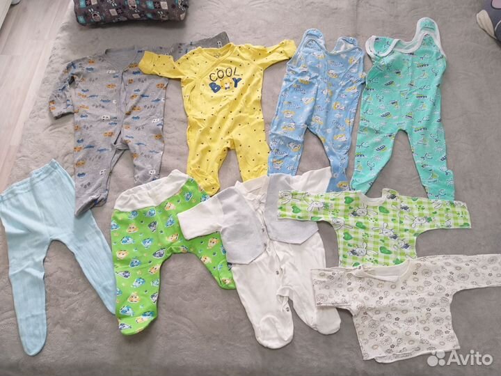 Пакет вещей на мальчика 56-86