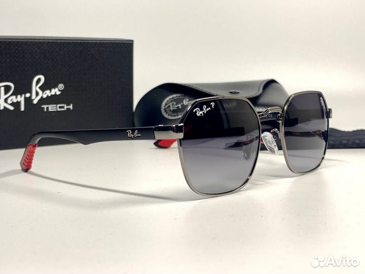 Очки Ray Ban ferrari черные