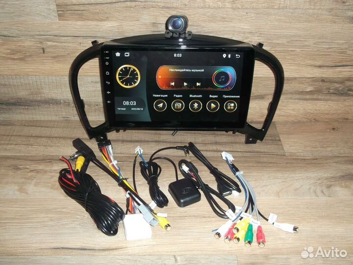 Магнитола Nissan Juke Android с камерой
