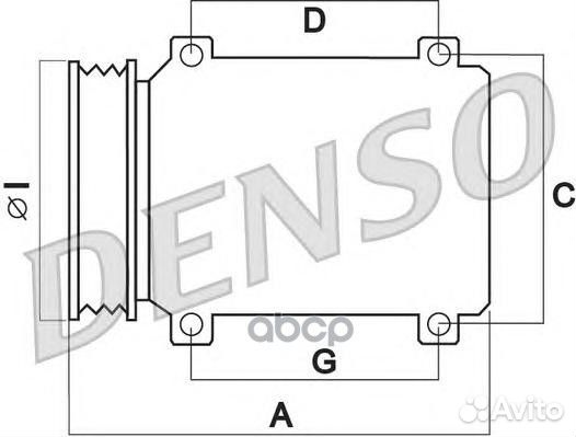 Компрессор кондиционера DCP50240 Denso