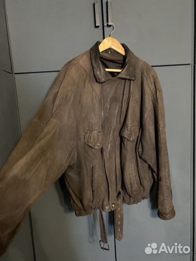 Куртка замшевая мужская ретро 52-54