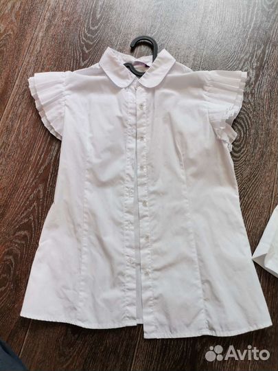 Школьные блузки Next 146-158, юбка Gulliver 146