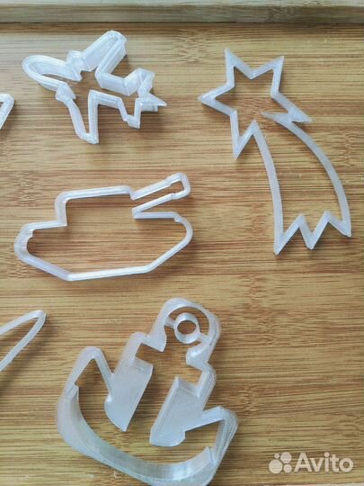 Набор формочек для печенья к 23 февраля