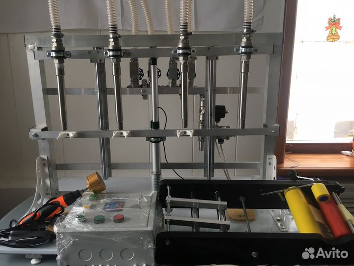 Оборудование полуавтомат розлива