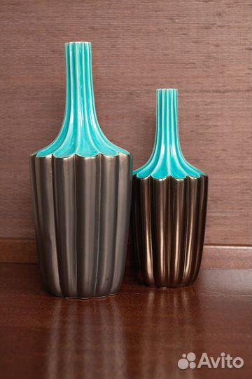 Вазы дизайнерские керамические и стеклянные