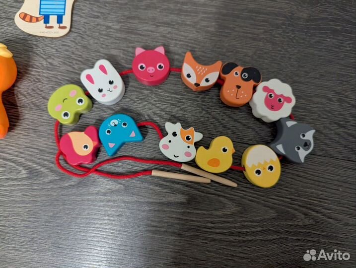 Развивающие игрушки, пазлы для малышей