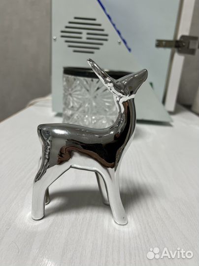 Статуэтка олень метал