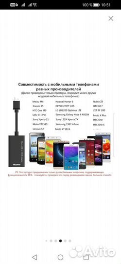 Адаптер, переходник с micro USB на hdmi