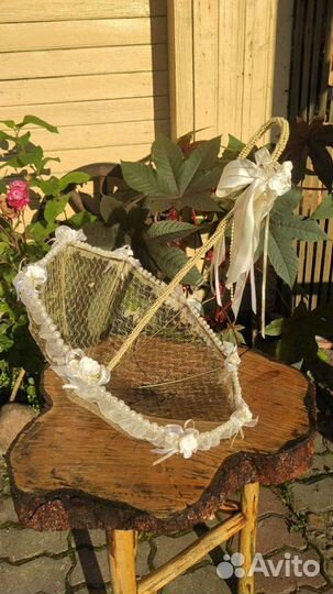 Корзина свадебная, шкатулка