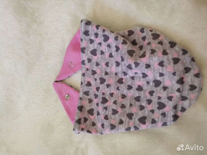 Комплект шапка и снуд для девочки