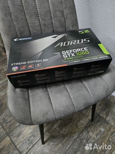 Видеокарта Aorus GeForce GTX 1060, 6 gb