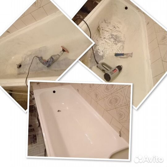 Реставрация ванны наливным акрилом (Опыт 13 лет)