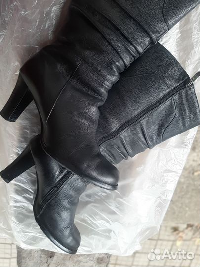 Сапоги зимние 41 размер Кожа