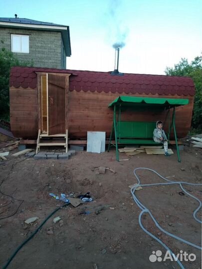 Бани-бочки квадро с доставкой