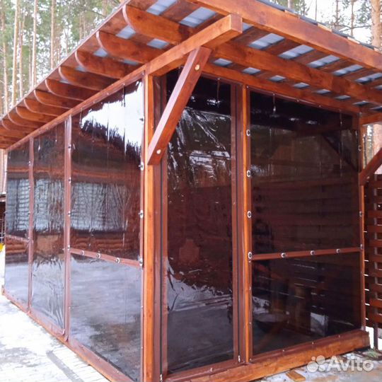 Мягкие окна для террасы