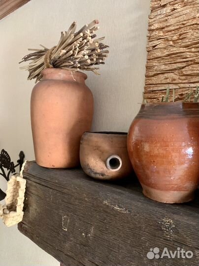 Глиняная крынка