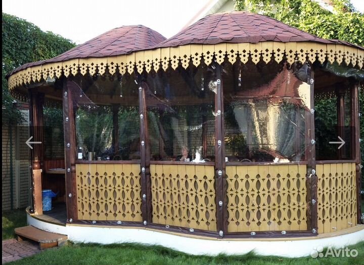 Мягкие окна для беседки и не только