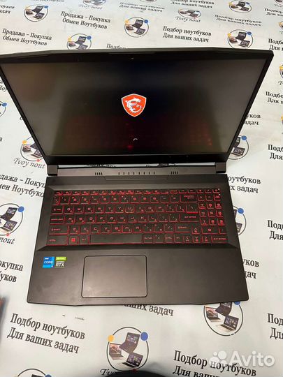 RTX3060 + MSI Игровой ноутбук core i5 11490