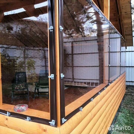 Мягкие окна 2000х2000 для веранд