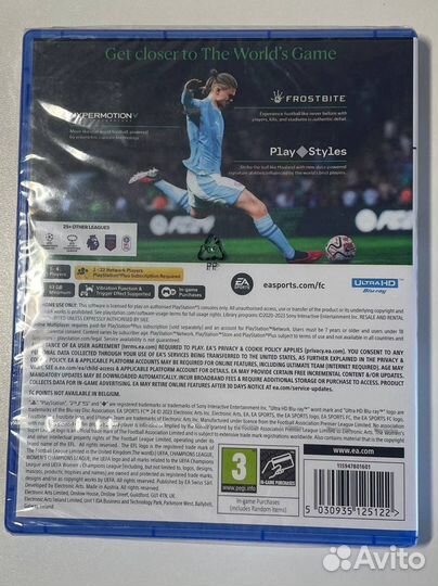 Игры для PS5: FC 24 FIFA 24 (Русская версия)