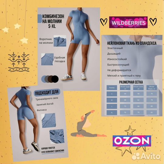 Инфографика для маркетплейсов wildberries ozon