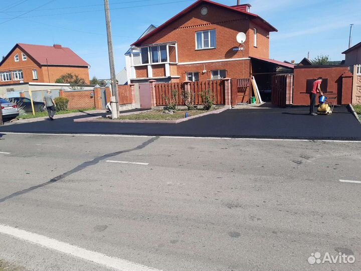 Асфальтирование,укладка тратуарная плитка