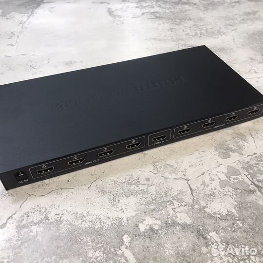 Разветвитель hdmi 1 вход на 8 выходов Н139