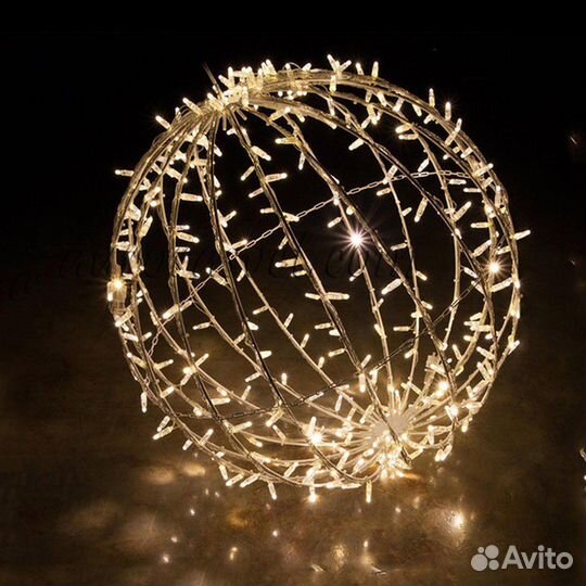 Диско шар; светодиодный; гирлянда шар