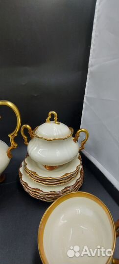 Антикварный Сервиз чайный hackefors редкий