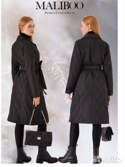 Пальто демисезонное стеганое 48 размер новое
