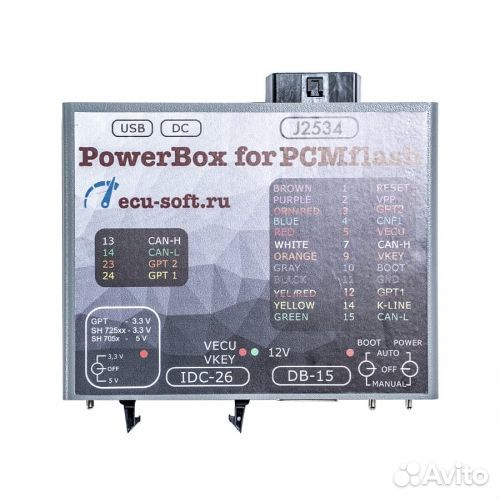 Блок-переходник для PCMflash/Bitbox