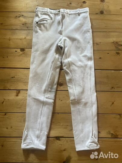 Белые бриджи для верховой езды