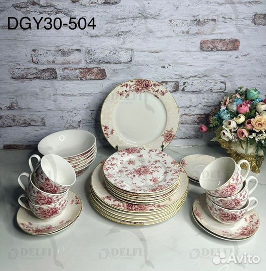 Чайно столовый сервиз на 6 персон