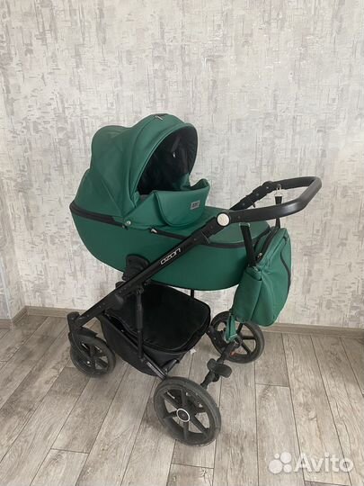 Коляска Riko ozon 2 в 1 эко-кожа