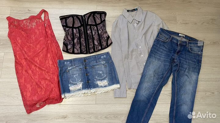 Брендовые вещи пакетами