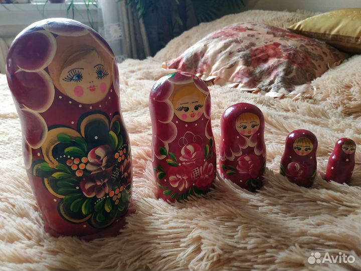 Матрешка Ручная роспись 90-е