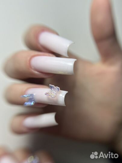 Маникюр наращивание