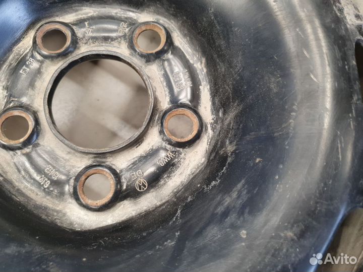 Диск колесный железный R15 Skoda Fabia 5J 2007-201