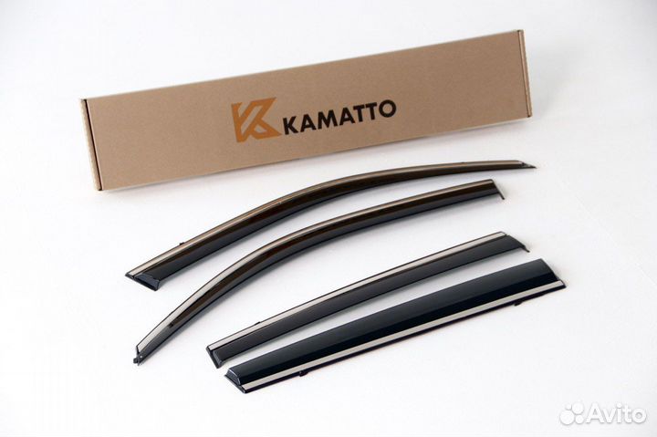 Ветровики Kamatto Toyota Camry (XV40) 2006-2011