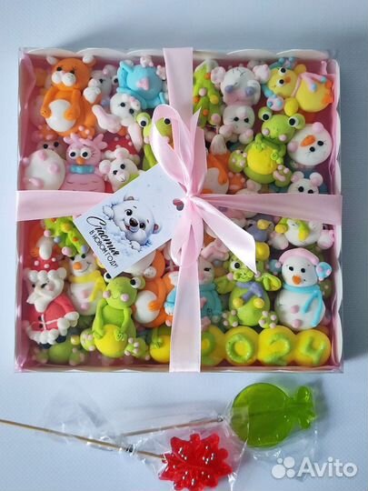 Маршмеллоу. Сладкий подарок. Зефир. Сюрприз