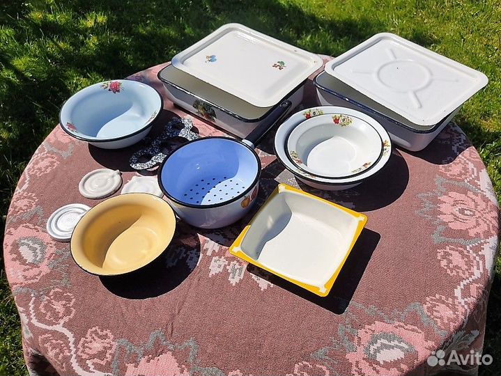 Эмалированная посуда СССР