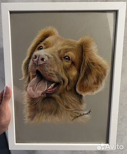 Картина пастелью на заказ