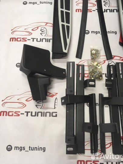 Пороги KIA Sportage 15+ дизайн 1