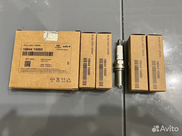Свеча зажигания kia/hyundai G4LC купить в Москве Mobis 1884410060 | Авито