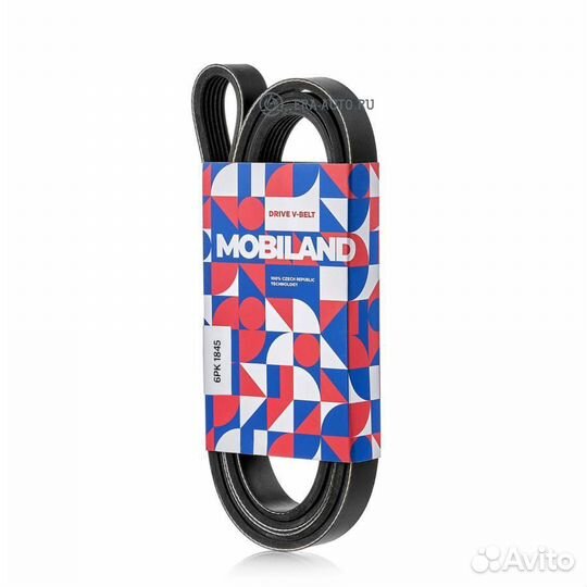 Mobiland 501261845 Ремень 6PK1845 (epdm) для а/м f