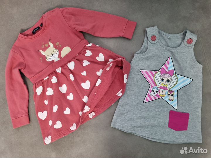 Вещи пакетом для девочки 92