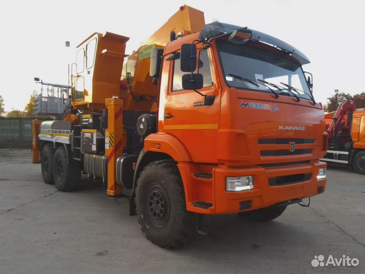 Агп hansin 45м.высота, 400кг. г/п на камаз 43118-2