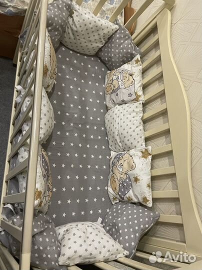 Бортики в детскую кроватку